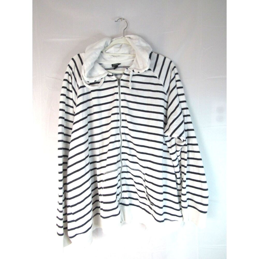 Torrid Oversized Hooded Terrycloth Zip Sweatshirt – Size 0 (EUC)